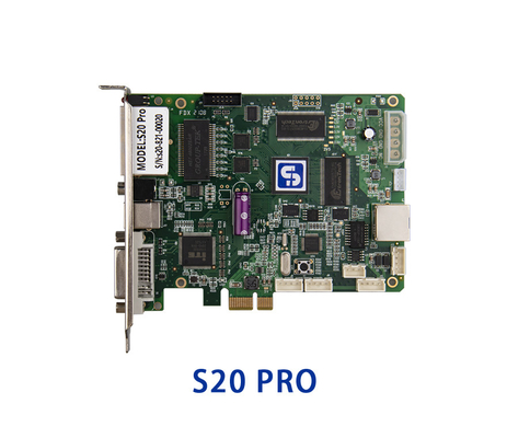 Tarjeta de envío Sysolution DVI Sync S20 Pro, 1,3 millones de píxeles, salidas Ethernet duales